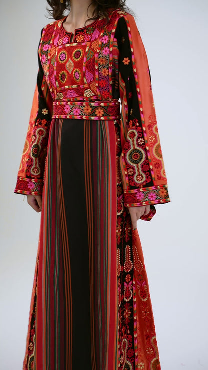 The Majdalawi Traditional Palestinian Thobe Dress