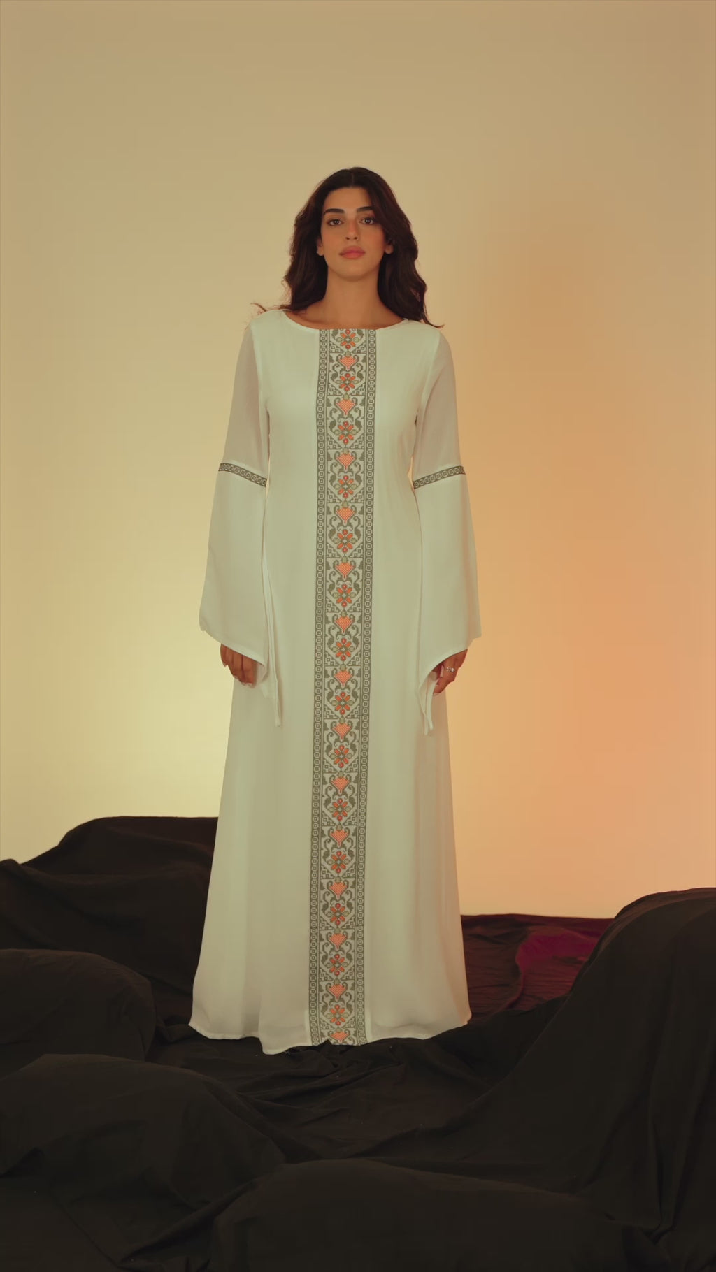 White Butterfly Dress