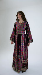Violet Velvet Palestinian Malaka Thobe