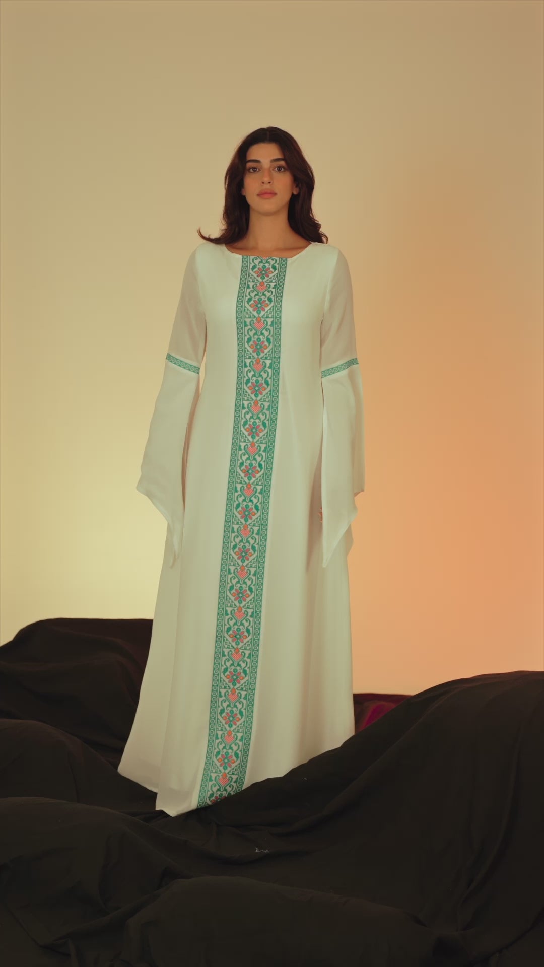 White Butterfly Dress