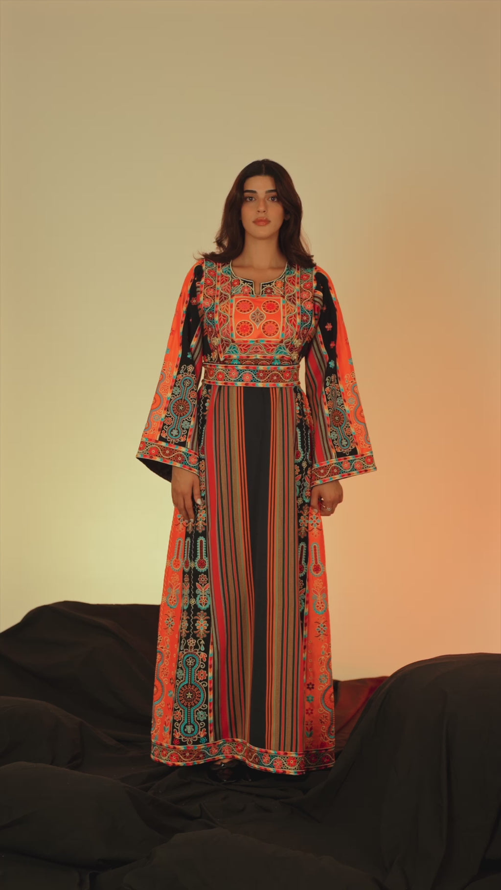 The Majdalawi Traditional Palestinian Thobe Dress