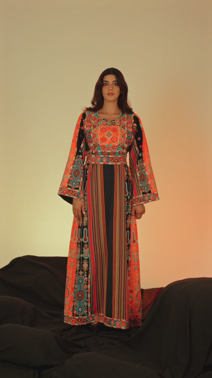 The Majdalawi Traditional Palestinian Thobe Dress