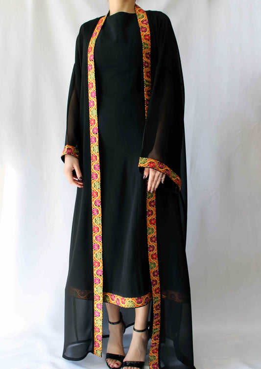 Sandra Dress & Abaya Bundle - Deerah