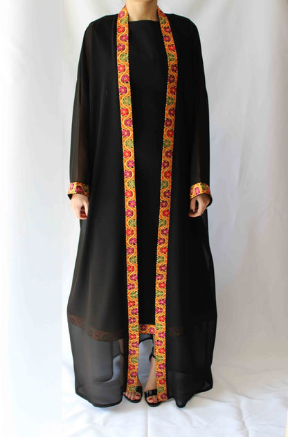 Sandra Embroidered Abaya - Deerah