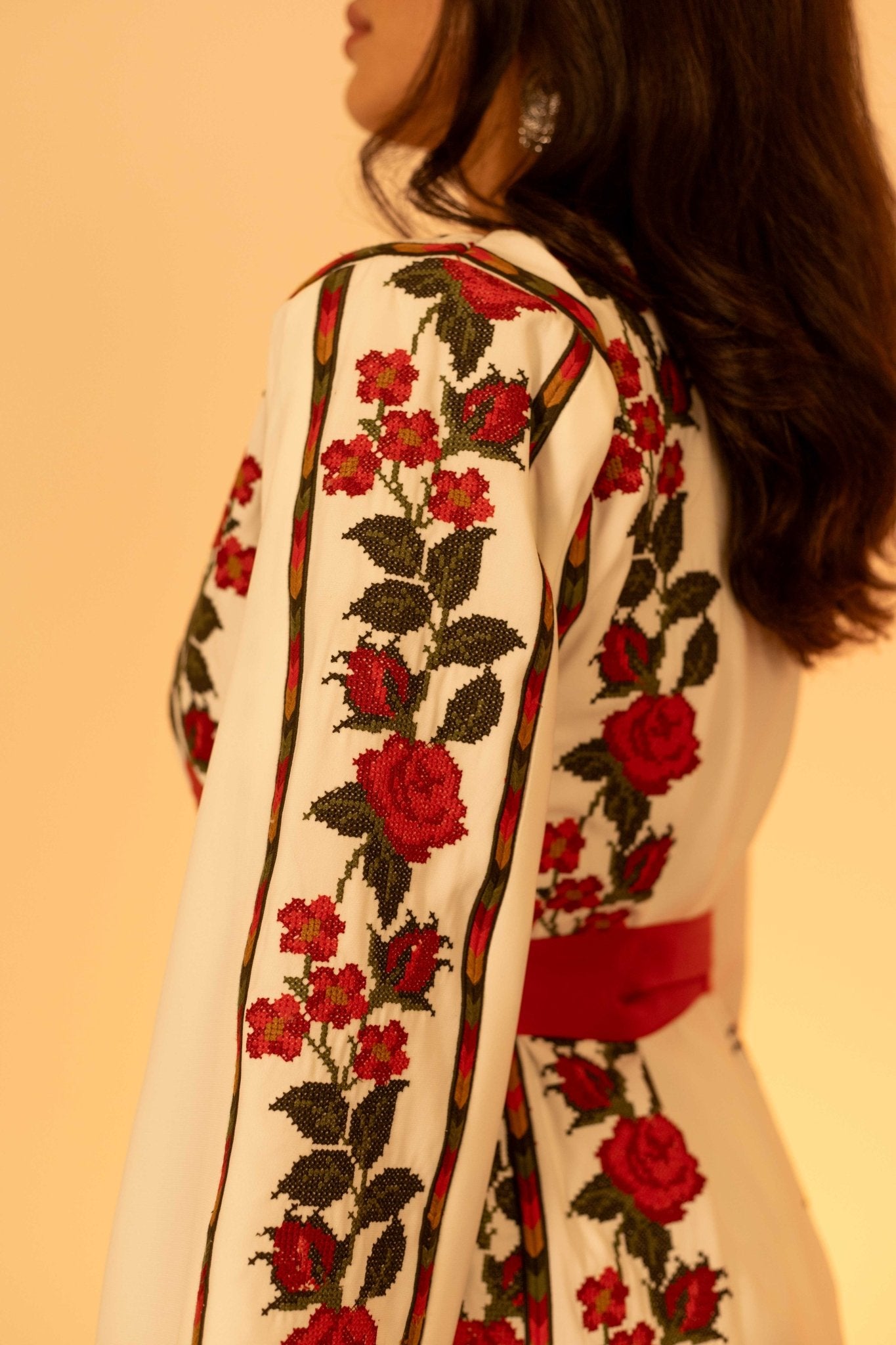 The Floral Palestinian Thobe - Deerah