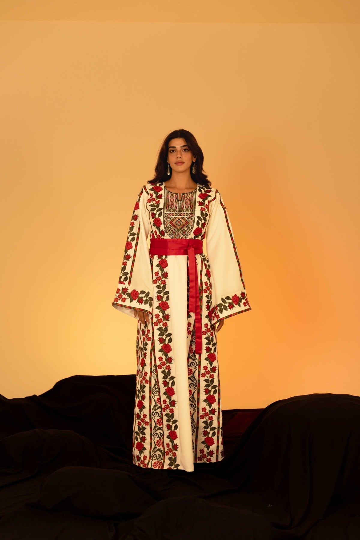 The Floral Palestinian Thobe - Deerah