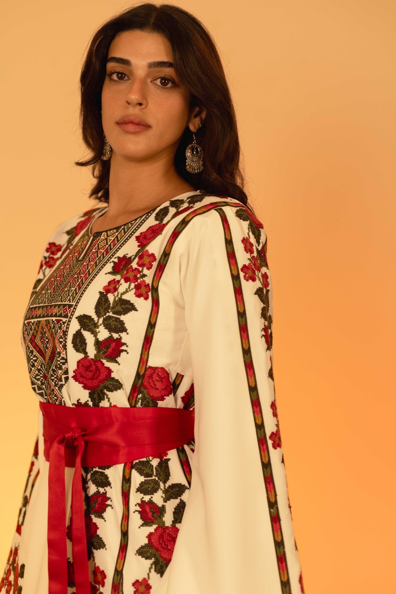 The Floral Palestinian Thobe - Deerah