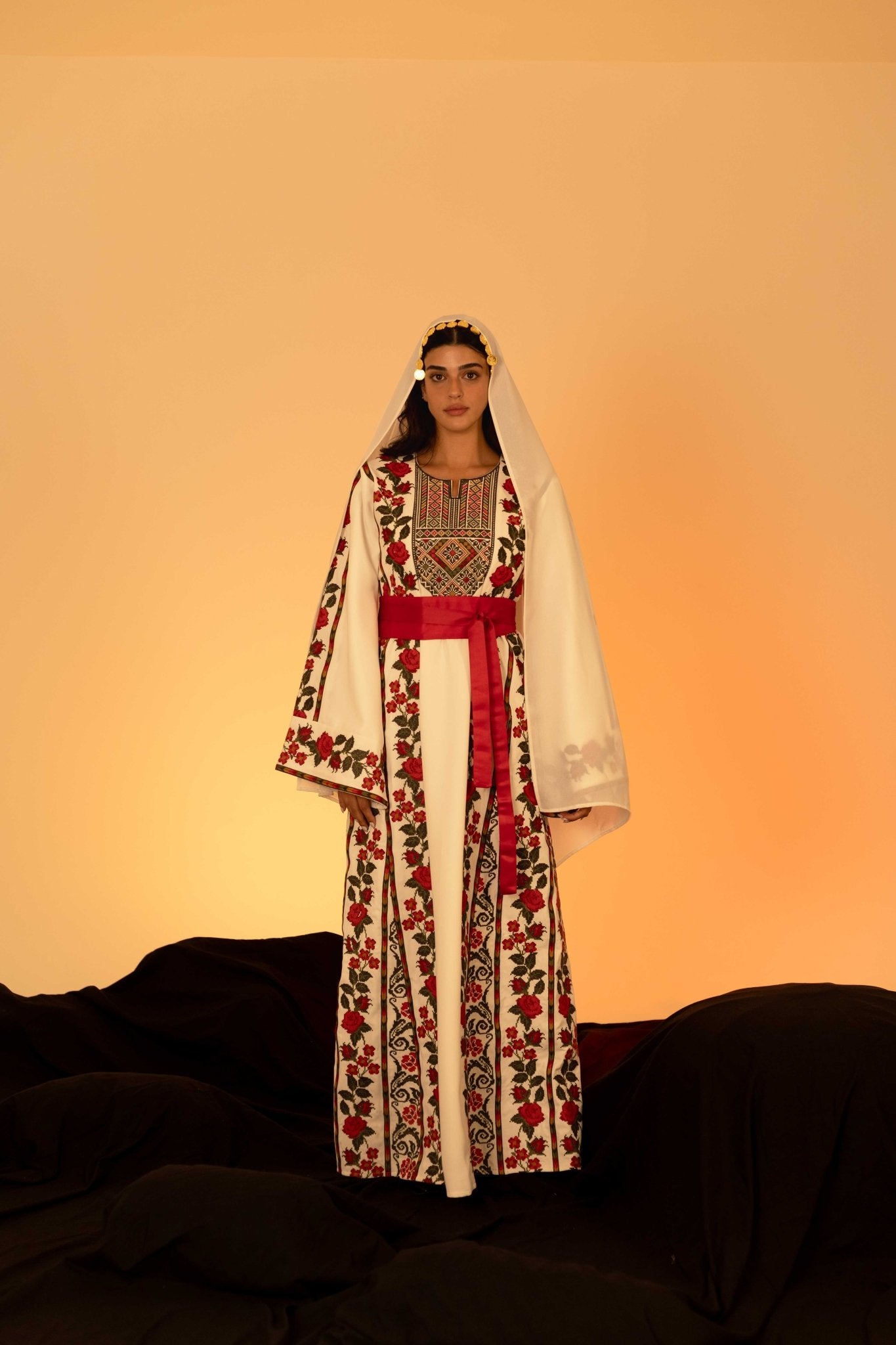 The Floral Palestinian Thobe - Deerah