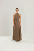 The Meera - Hand Embroidered Organza Dress - Deerah