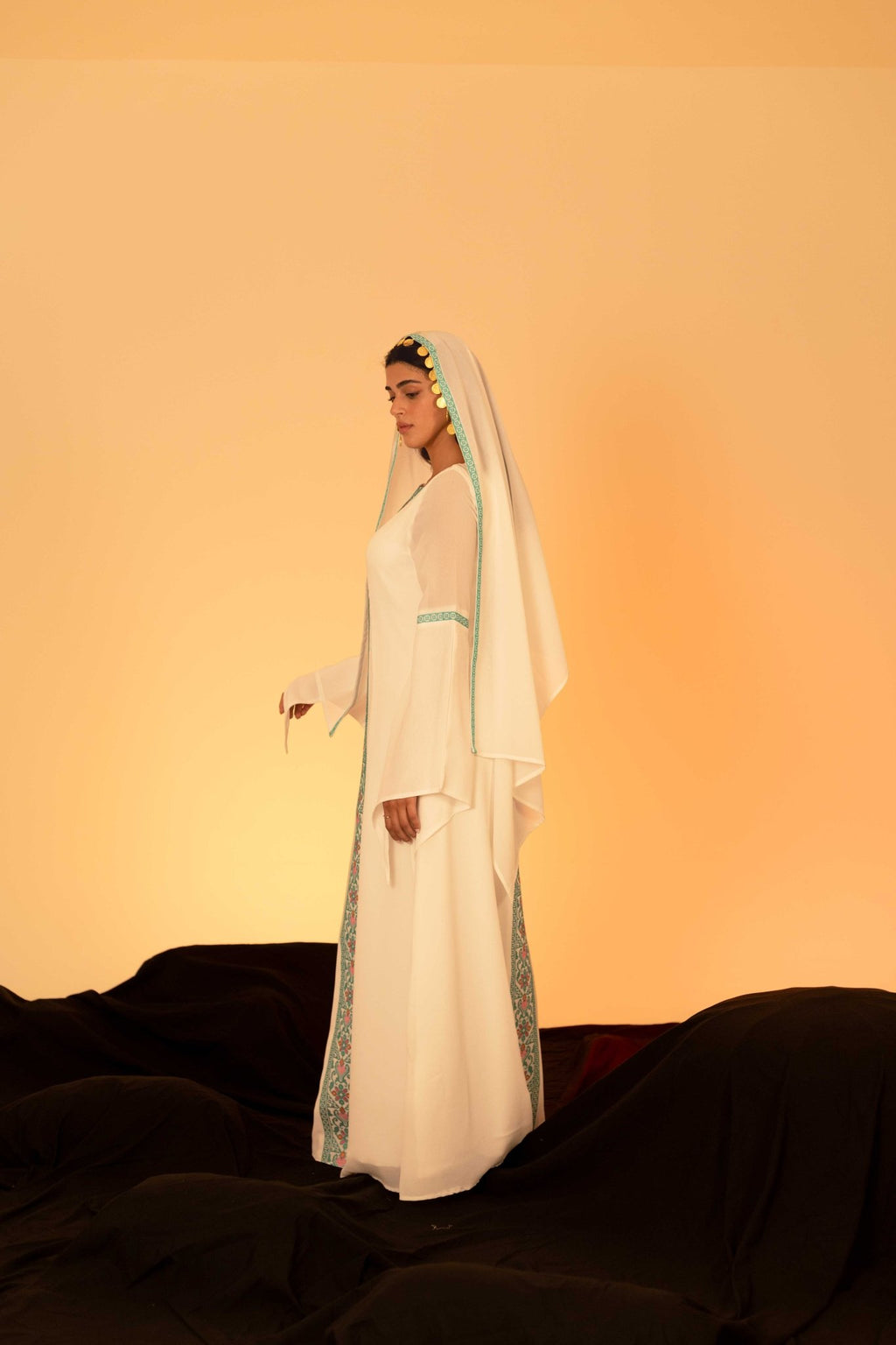 White Butterfly Dress - Deerah