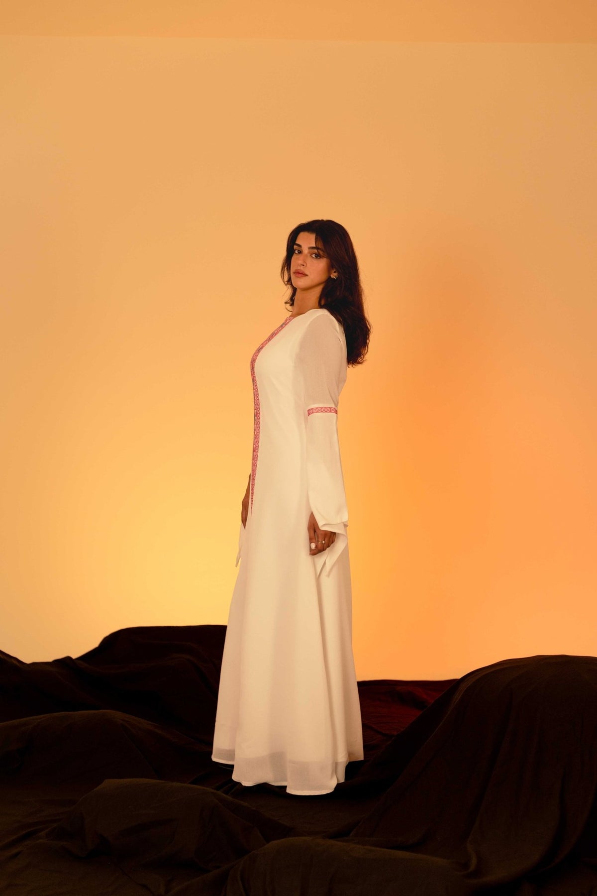 White Butterfly Dress - Deerah