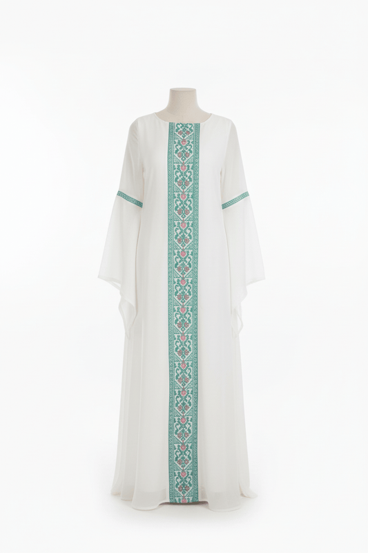 White Butterfly Dress - Deerah
