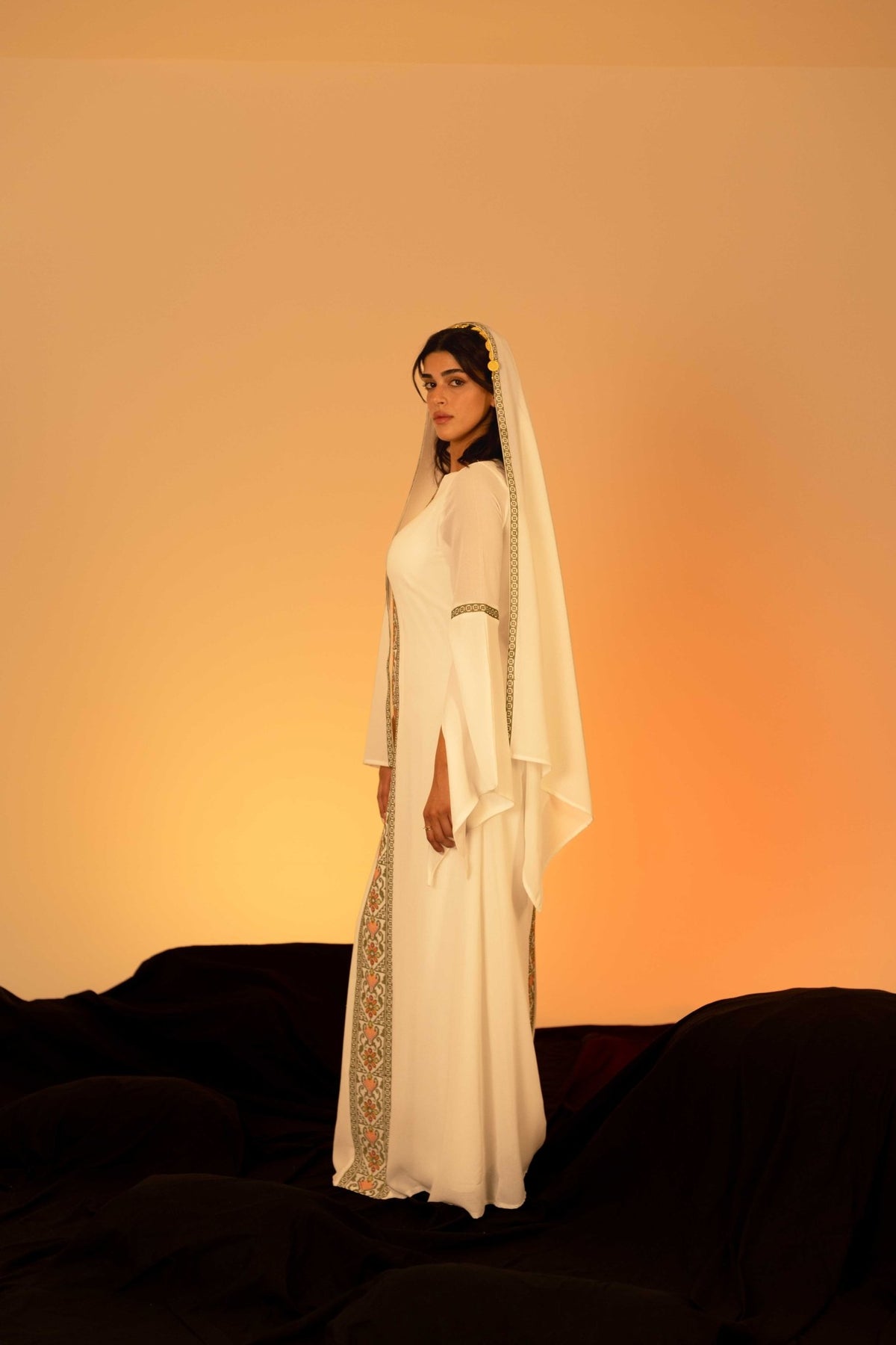 White Butterfly Dress - Deerah