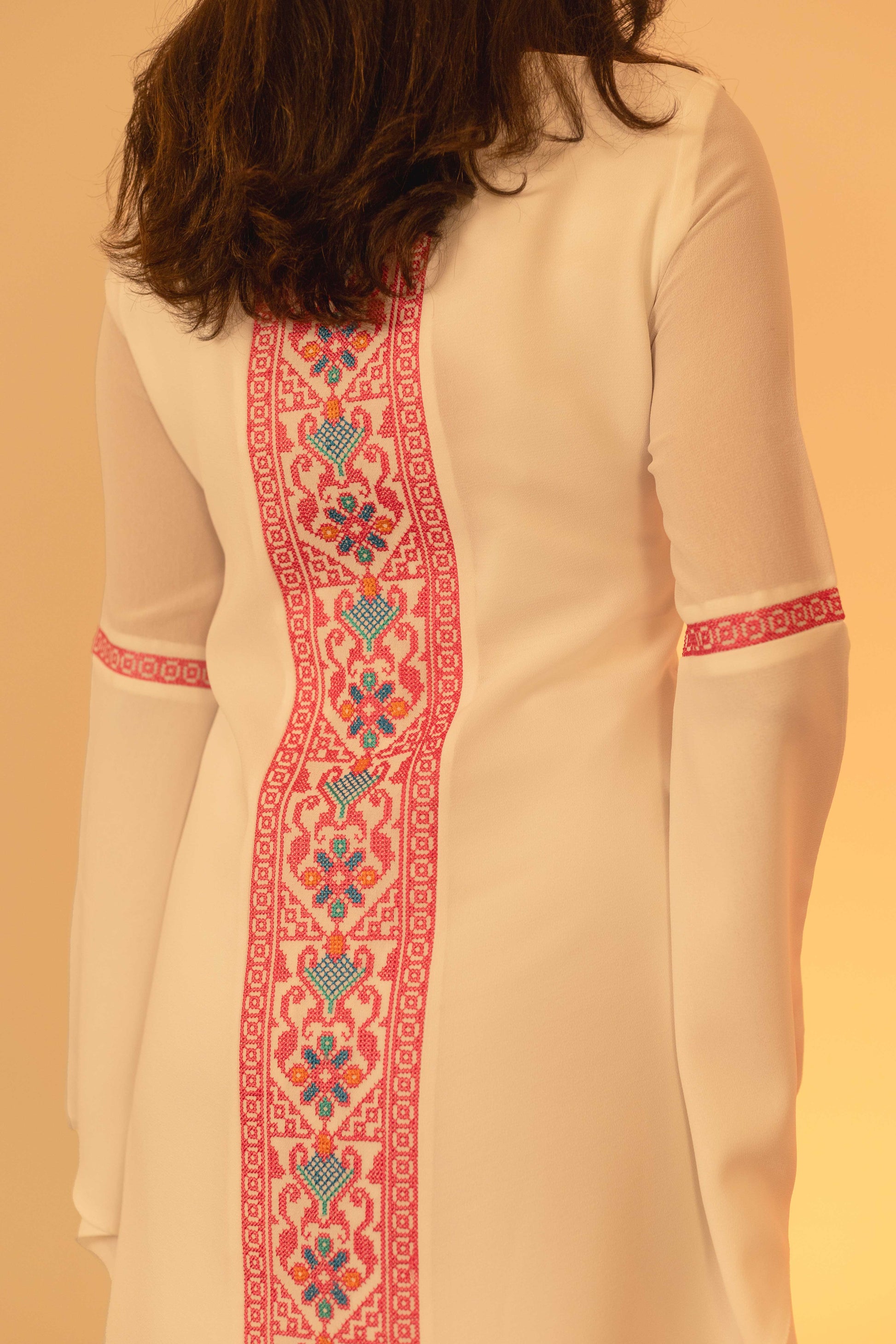 White Butterfly Dress Deerah