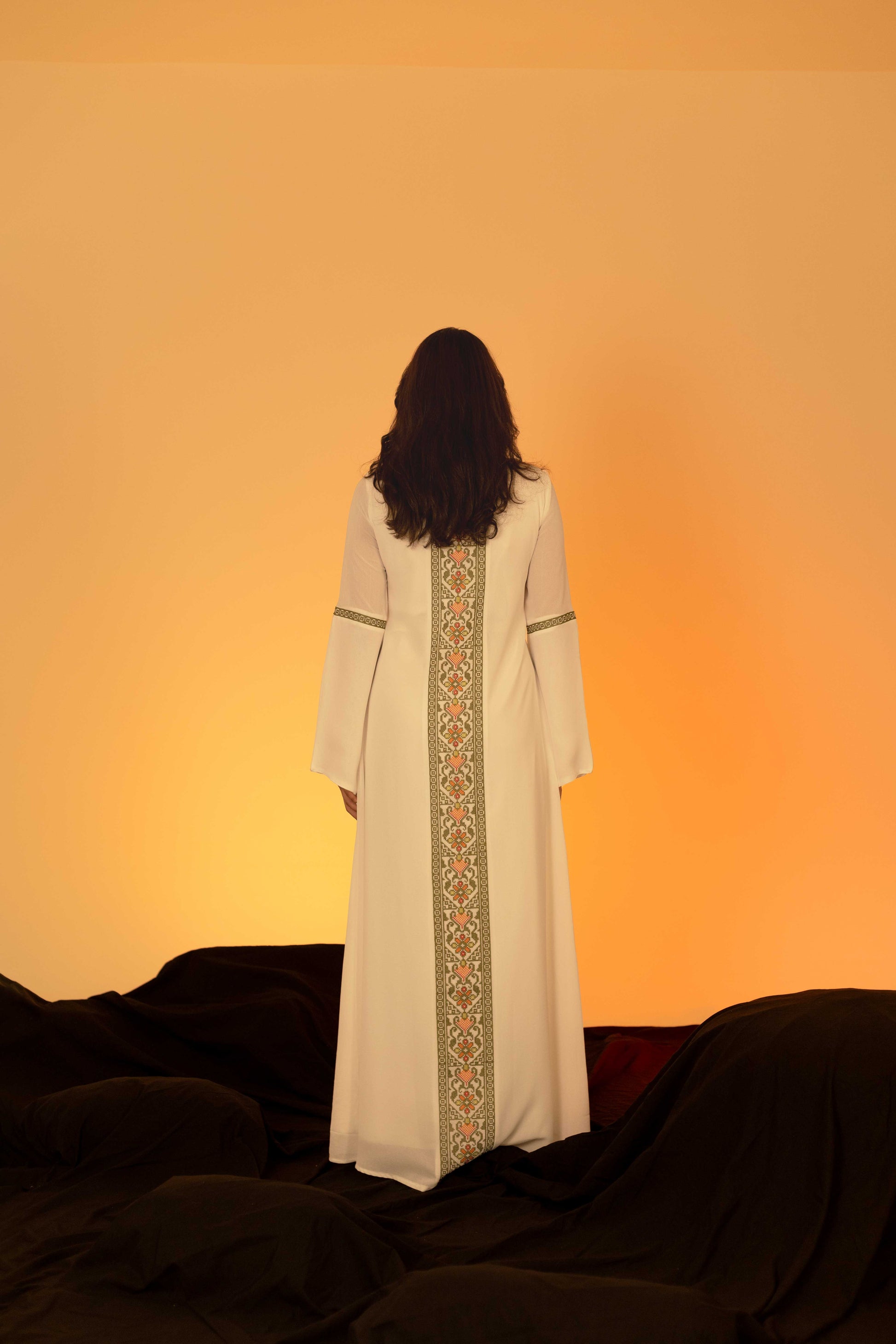 White Butterfly Dress Deerah