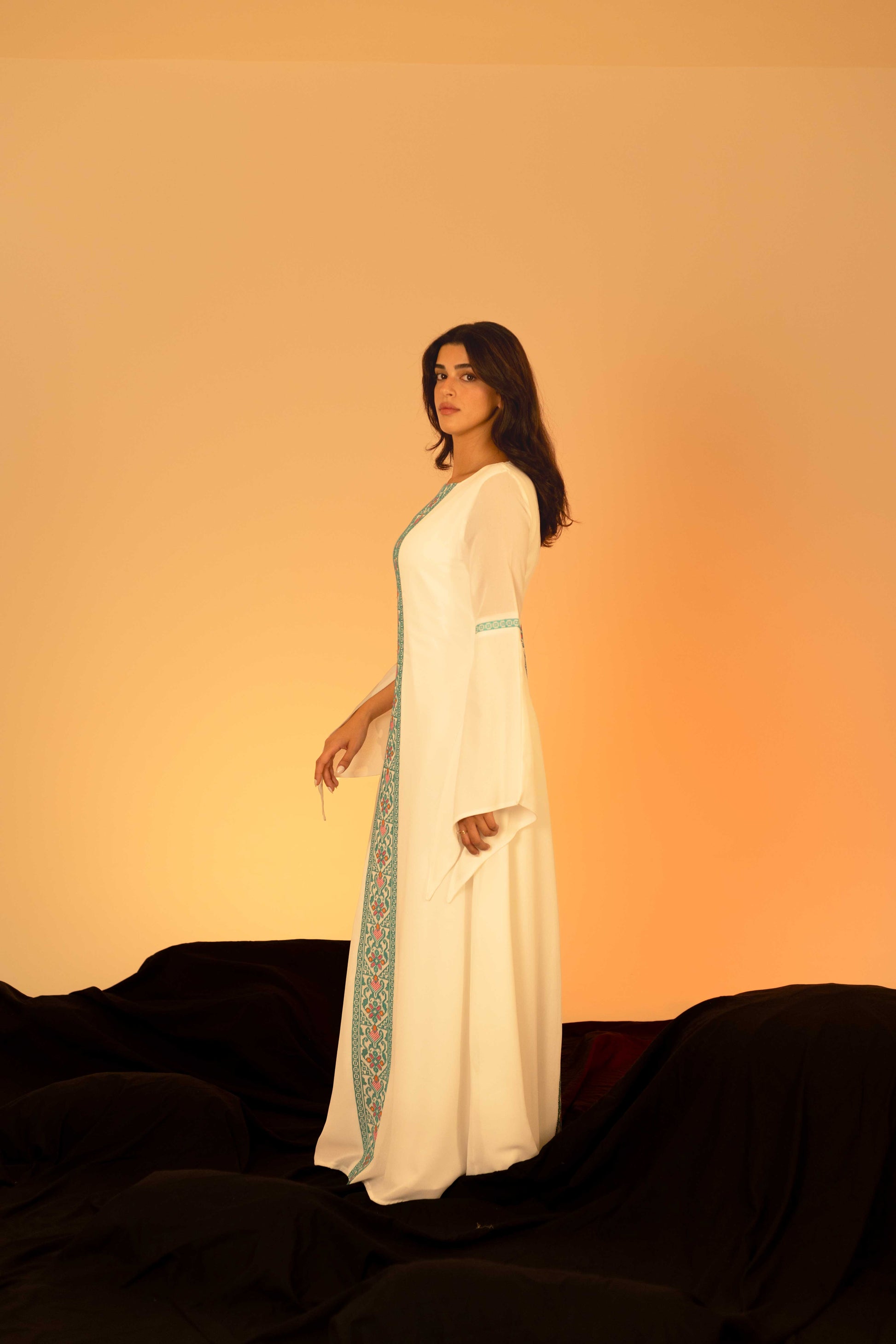 White Butterfly Dress Deerah