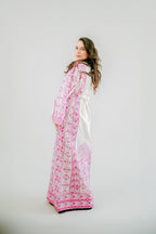 Zahra - Machine - embroidered Palestinian Thobe - Deerah