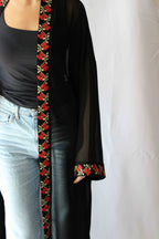Zaytouna Hand - beaded Embroidered Abaya - Deerah