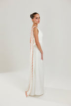 Zaytouna Off-Shoulder Tatreez Dress - Deerah