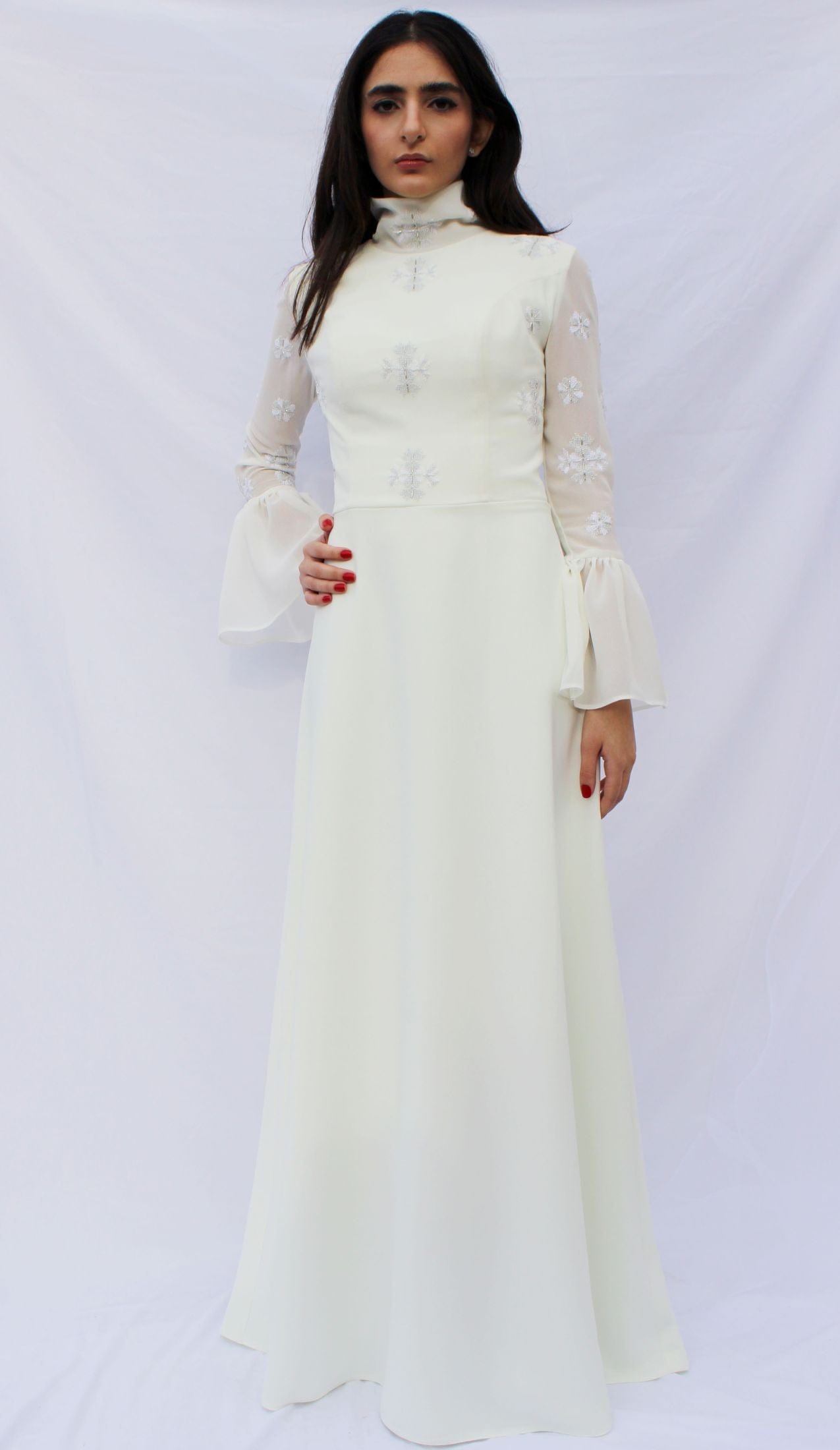 Sofia - Hand Embroidered Bridal Dress Deerah