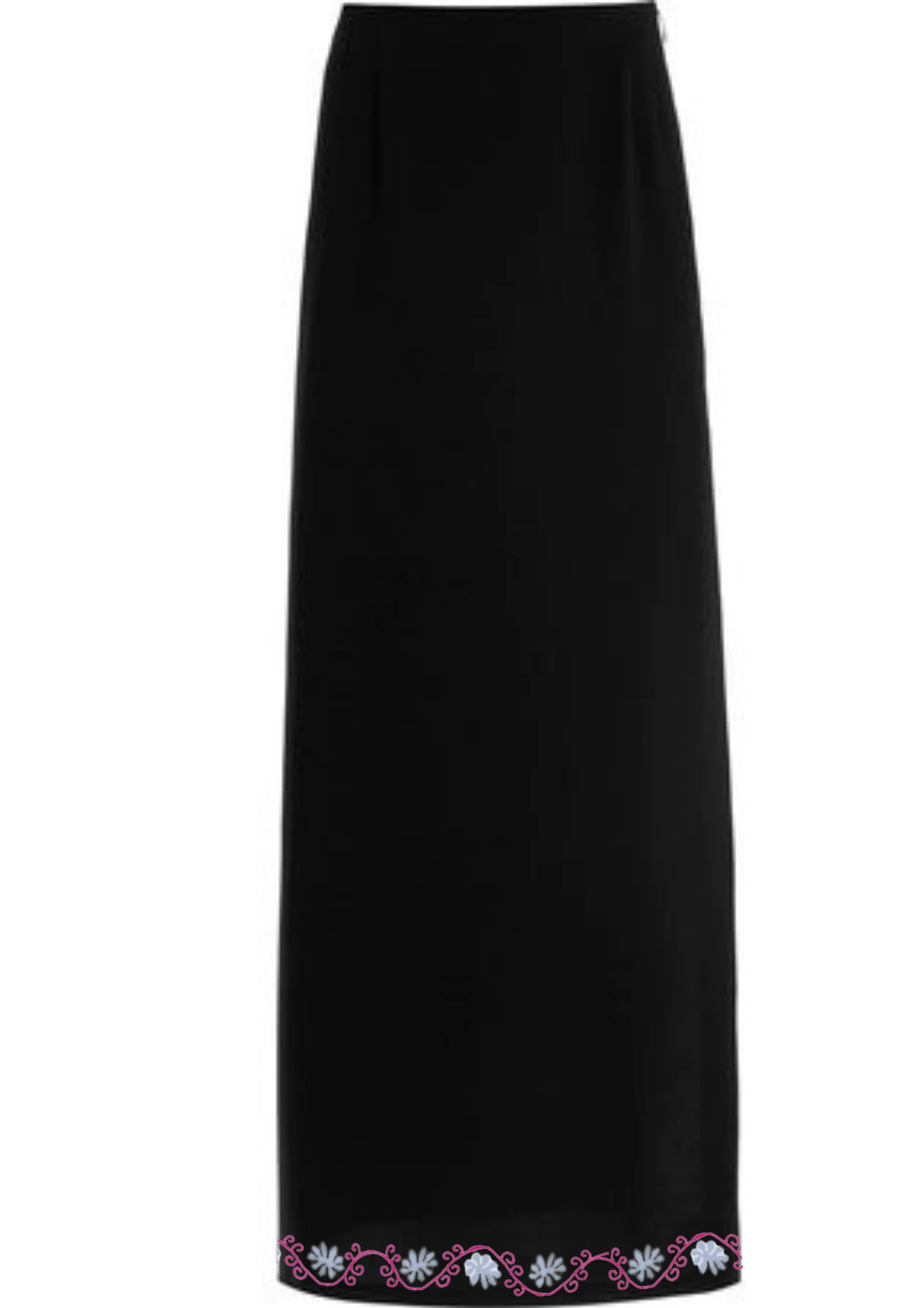 Custom velvet skirt - Maysoon Deerah