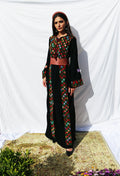 Aya - Hand - Embroidered Traditional Palestinian Dress - Deerah
