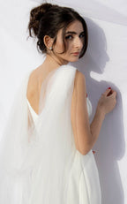 Diala - Hand Embroidered Palestinian Bridal Dress - Deerah