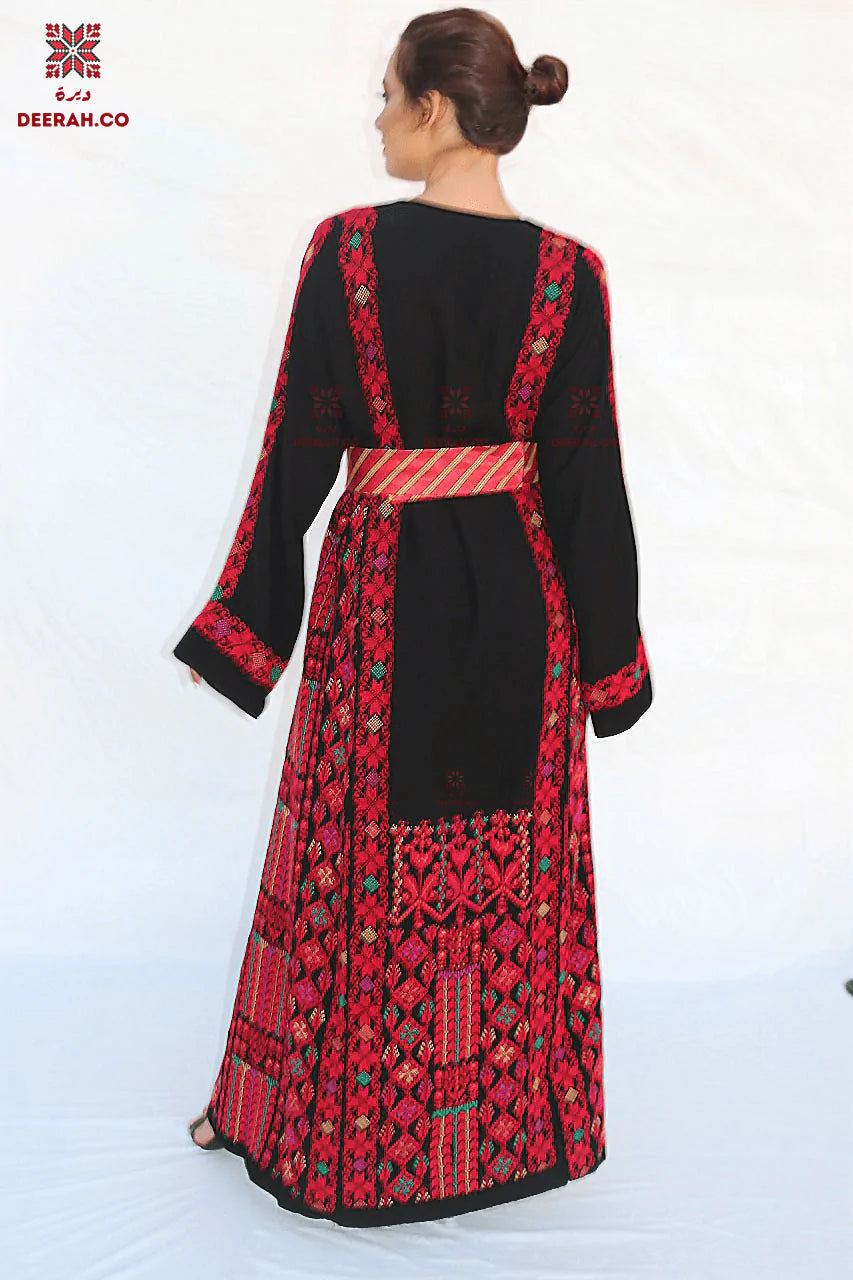 Farah - Hand Embroidered Traditional Dress Deerah