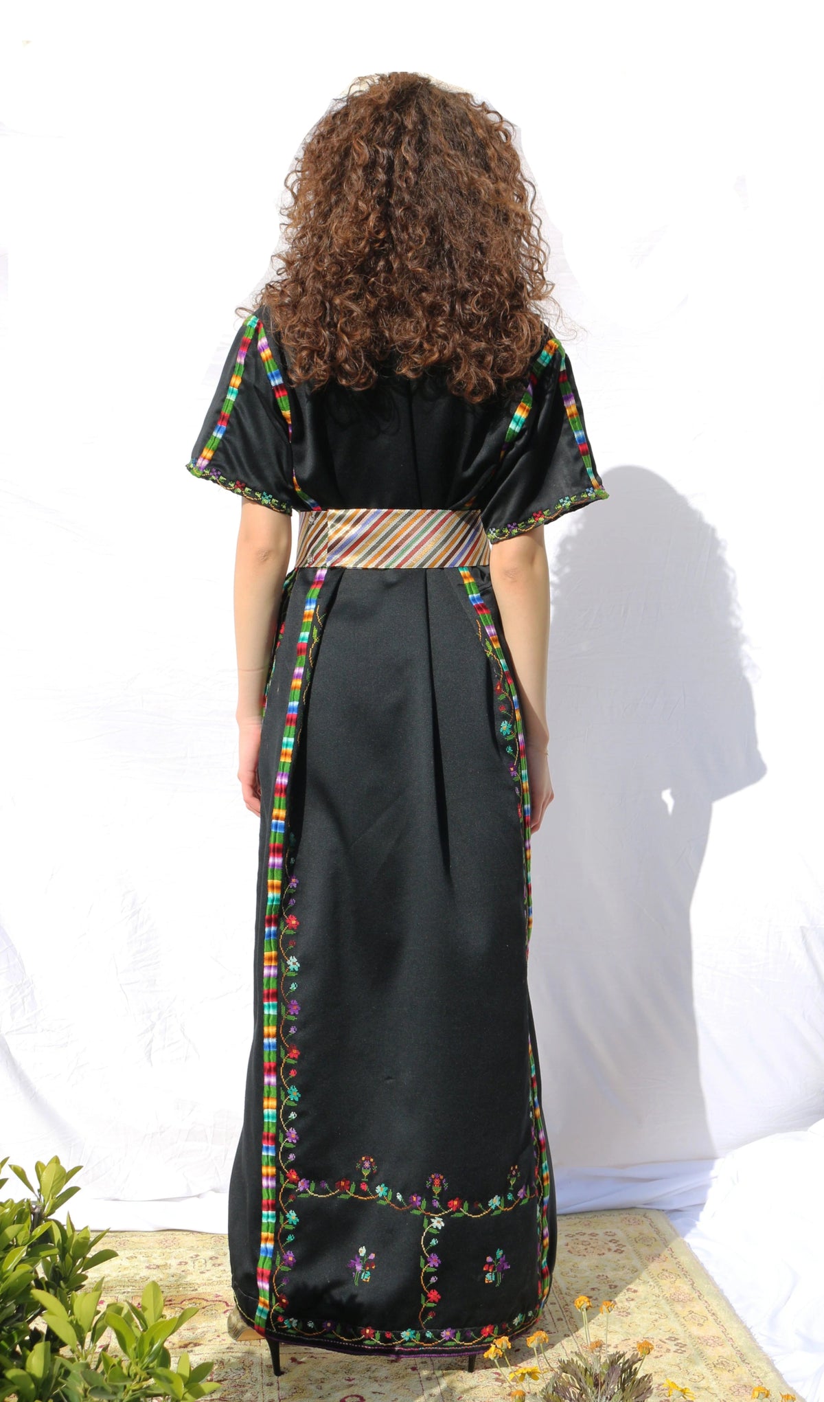 Nouf - Hand - Embroidered Dress - Deerah