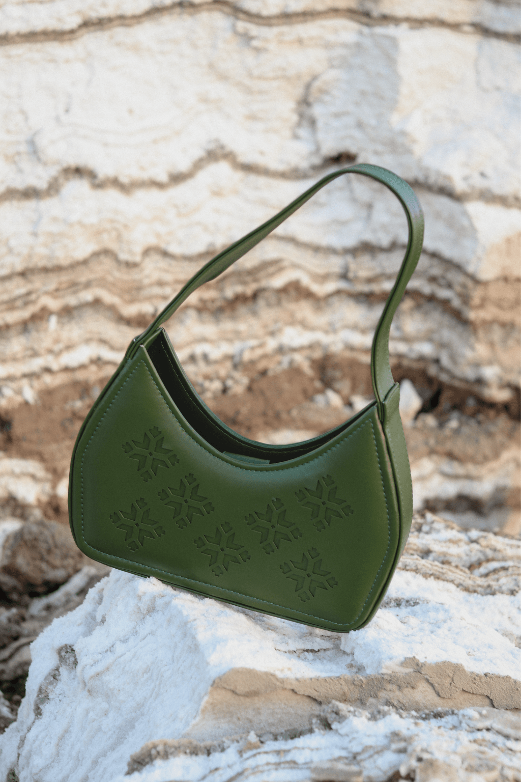 Nujoum Handmade Vegan Leather Bag - Deerah