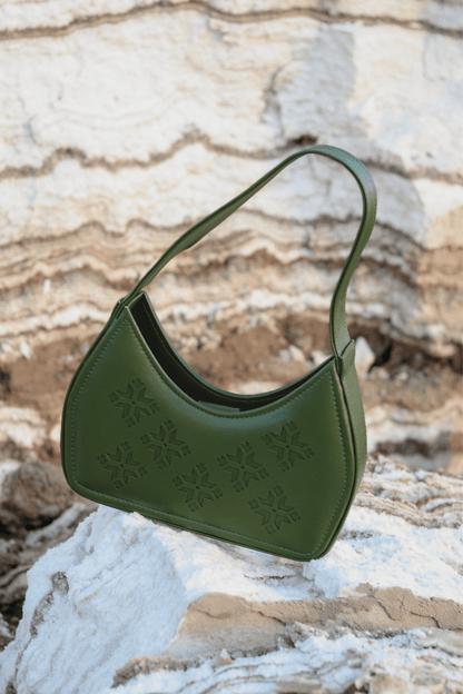 Nujoum Handmade Vegan Leather Bag - Deerah