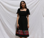 Ruba - Hand - Embroidered Modern Palestinian Dress - Deerah